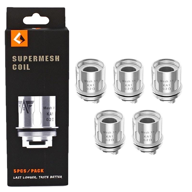 Geekvape Super Mesh X1 Coil 0.2ohm 5pcs for Aegis Legend Kit - Image 2