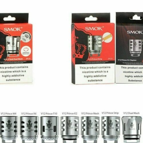 Alternative view of SMOK TFV12 Prince (V12 P-Tank) Replacement Coils 3pcs/pack