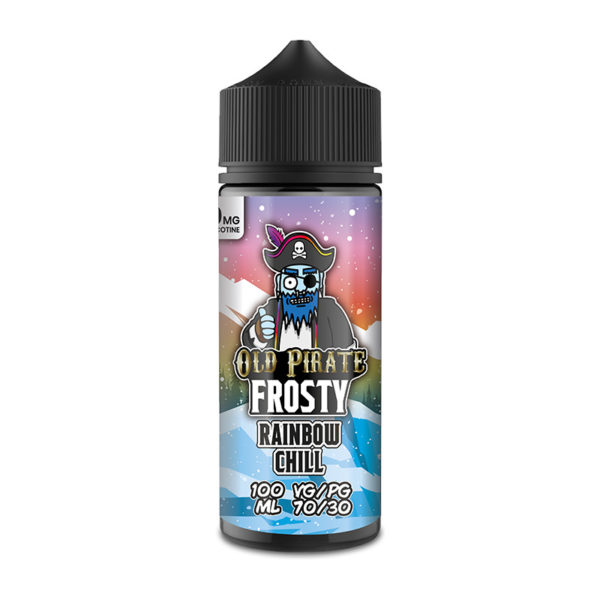rainbow chill ml eliquid shortfills by old pirate frosty x