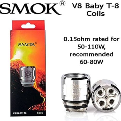 Alternative view of SMOK V8 Baby Replacement Coil 5pcs/pack