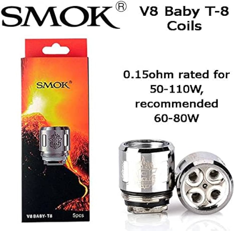 SMOK V8 Baby Replacement Coil 5pcs/pack - Image 2