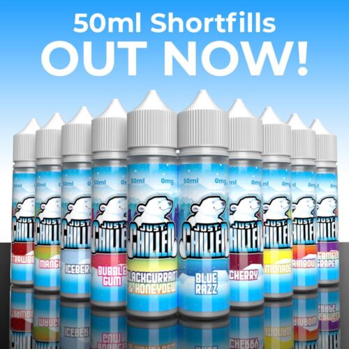 Just Chilled E Liquid Range 60ml Shortfill