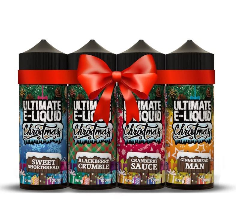 Ultimate Puff Christmas Range 120ml Shortfill