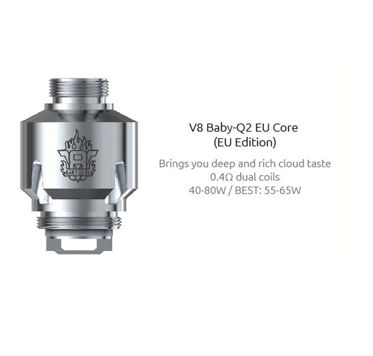 Smok TFV8 Baby 0.15 Ohm EU Mesh Core Coil | TFV12 Baby Prince - Image 3