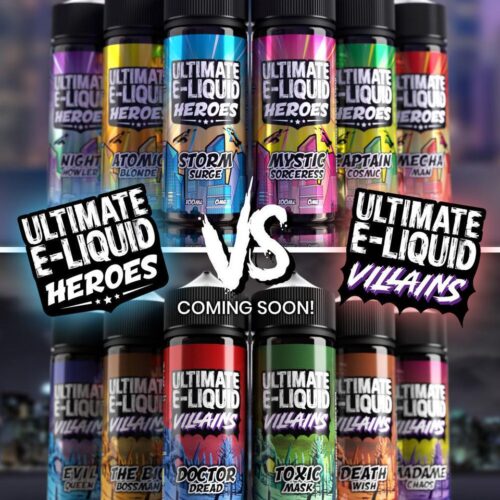 Alternative view of Ultimate Puff Premium E Liquid 120ml Shortfill l Villian Range