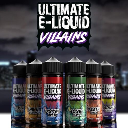 Ultimate Puff Premium E Liquid 120ml Shortfill l Villian Range