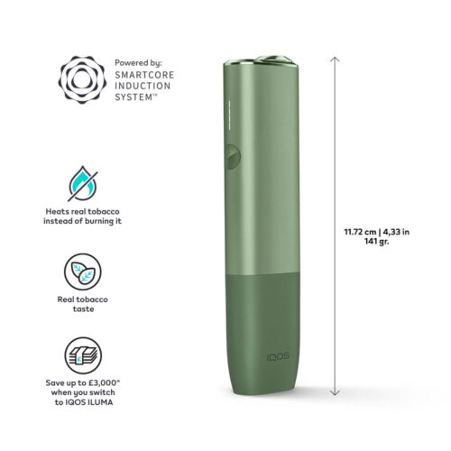 Alternative view of IQOS ILUMA ONE Starter Kit | Moss Green | Free (2 Pack) of TEREA Sticks