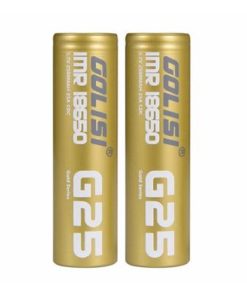 Golisi 18650 2500mAh 25A Battery - Free Plastic Storage Case