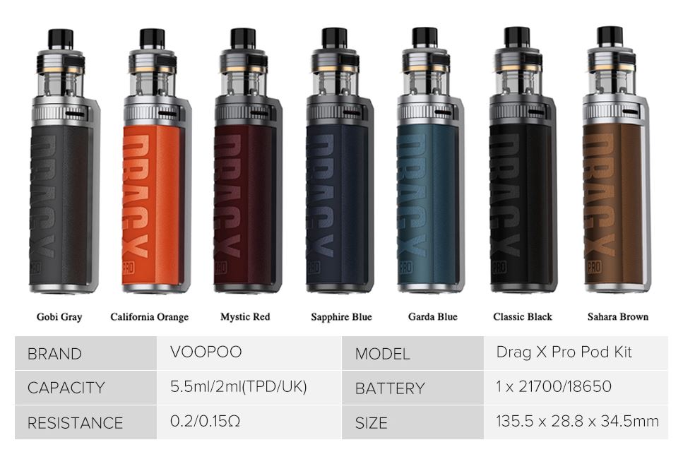 Voopoo Drag X PRO 100W Pod kit - Image 5