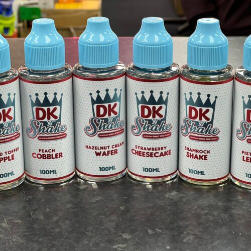 Donut King Shakes Range 120ml Shortfill