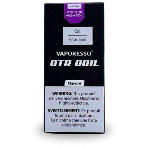 Vaporesso GTR Coils for FORZ Tank | Pack of 3 | 0.4 Ohm Mesh