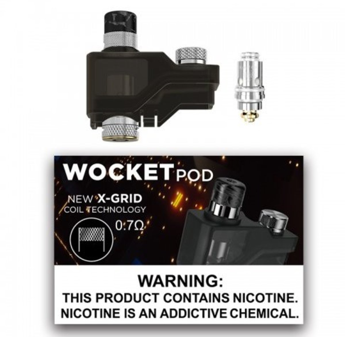 Snowwolf Wocket 0.7 Ohm Pod (1 Pack)