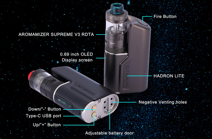 Steam Crave Hadron Lite Combo Kit - Image 2