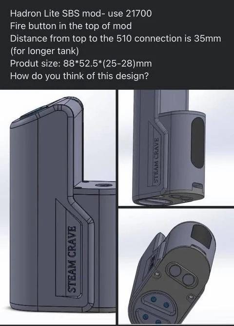 Steam Crave Hadron Lite Combo Kit - Image 3