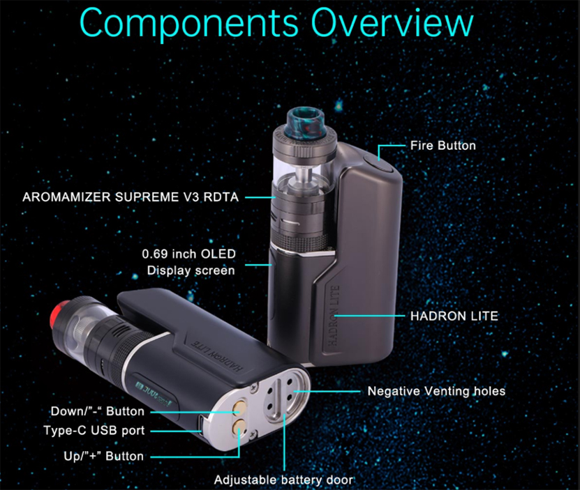 Steam Crave Hadron Lite Combo Kit - Image 5