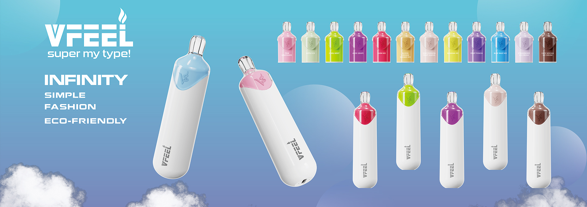 VFEEL Infinity 1007 Rechargeable Pod Vape Kit 500mAh | £4.99 - Image 2