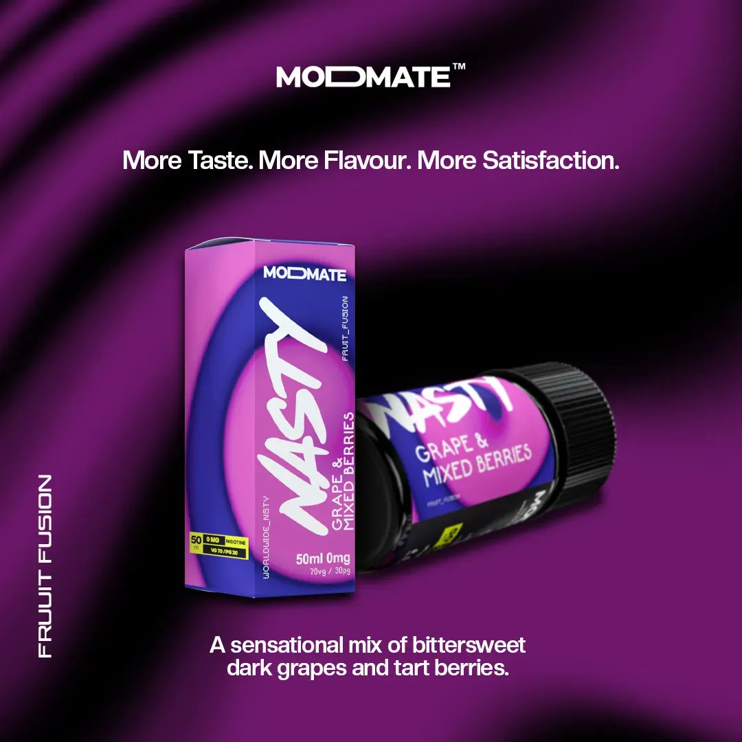 MODMATE by Nasty Juice E Liquid 60ml Shortfill | 70/30 VG/PG | Use Mods, Use Modmate - Image 5