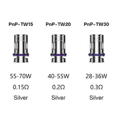 Alternative view of Voopoo PnP-TW Series Replacement Coils | 5 Pcs/Pack