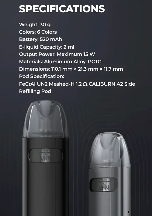 Uwell Caliburn A2S Pod Kit | £9.99 - Image 2