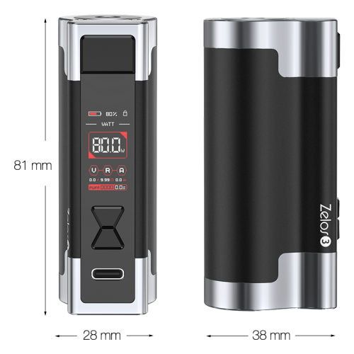 Aspire Zelos 3 Mod 80W | 3200mAh Battery - Image 4