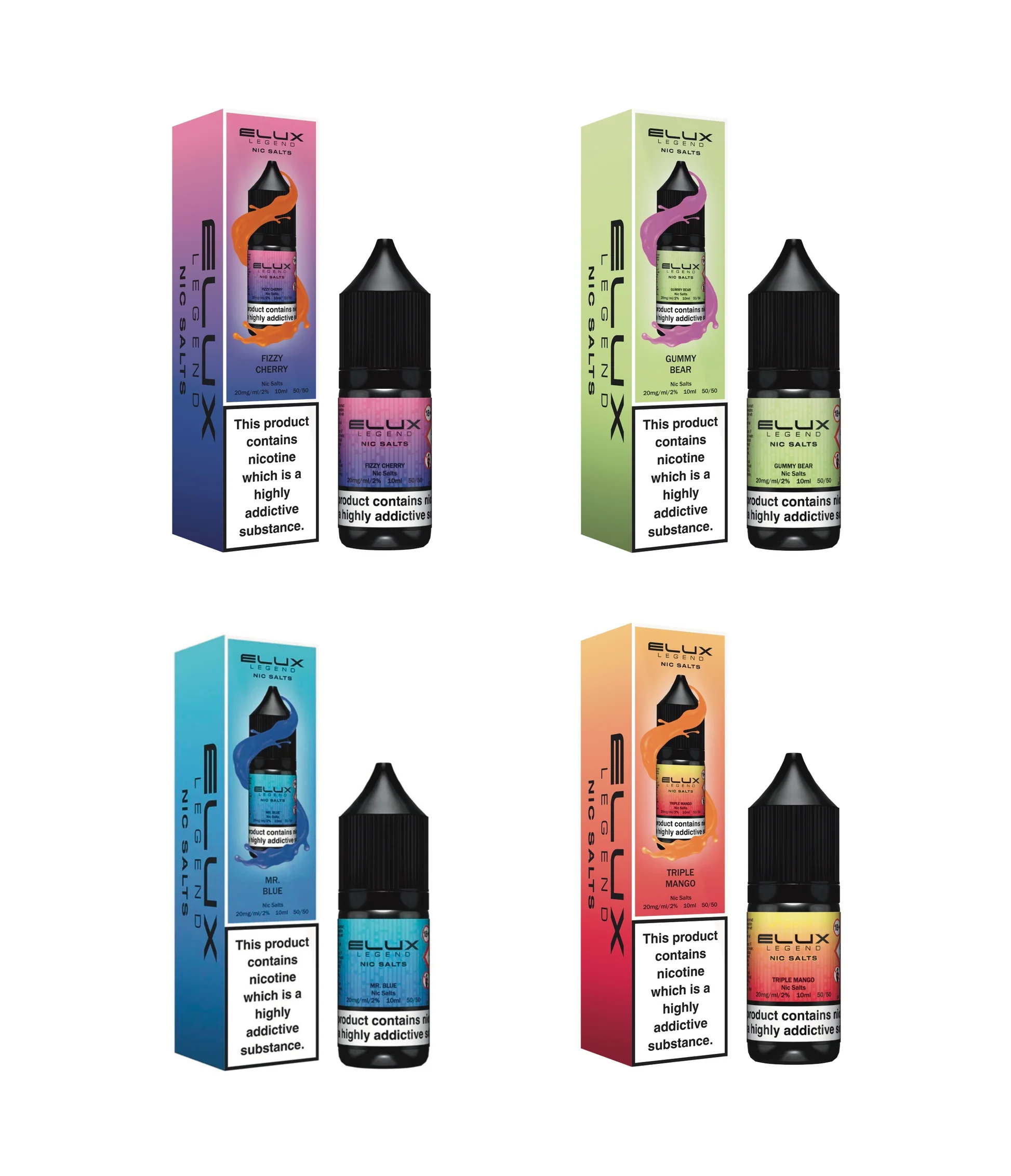 Elux Legend Nic Salts 10ml - 20MG - Image 7