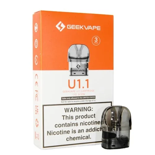 Alternative view of GeekVape Sonder U Series Replacement Pods - 0.7Ω or 1.1Ω 3pcs/pack