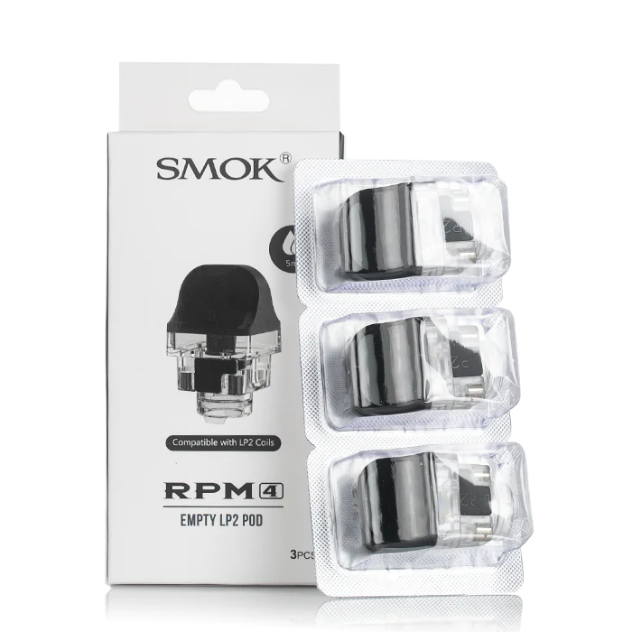 Smok RPM 4 Replacement 5ml Pods - Compatible LP2 Coils - 3pcs/pack