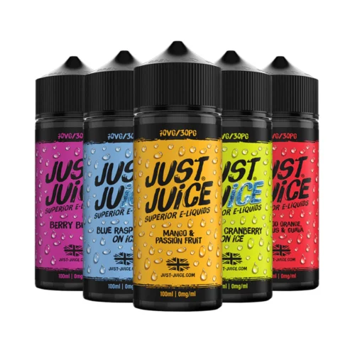 Just Juice 120ml E-Liquid Shortfill | Exotic | On Ice | Fusion Range