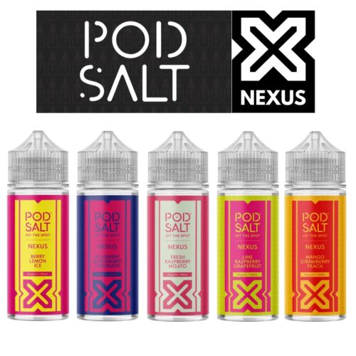 Pod Salt Nexus 120ml E-Liquid Shortfill | Only £8.99