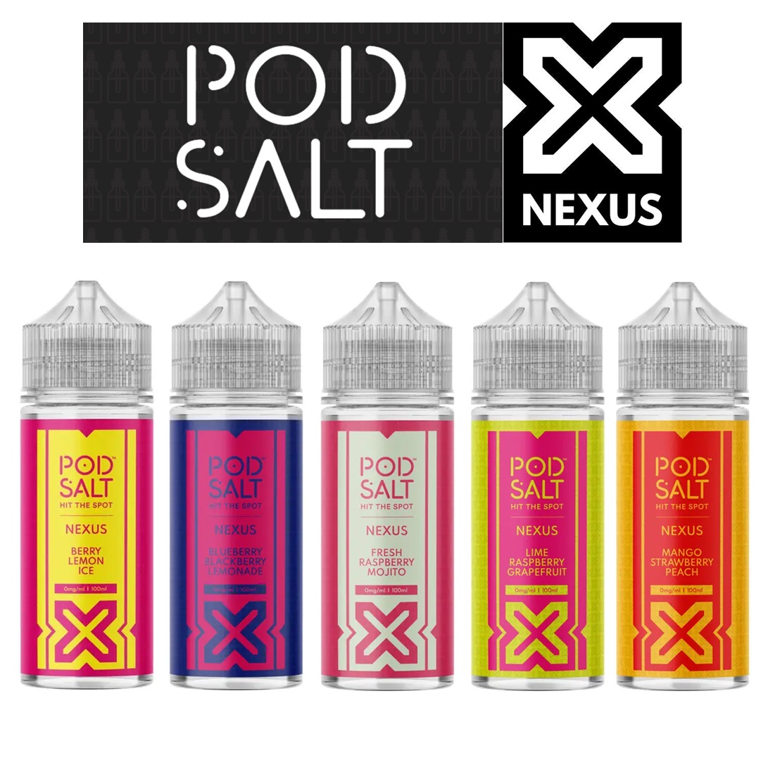 Pod Salt Nexus 120ml E-Liquid Shortfill | Only £8.99