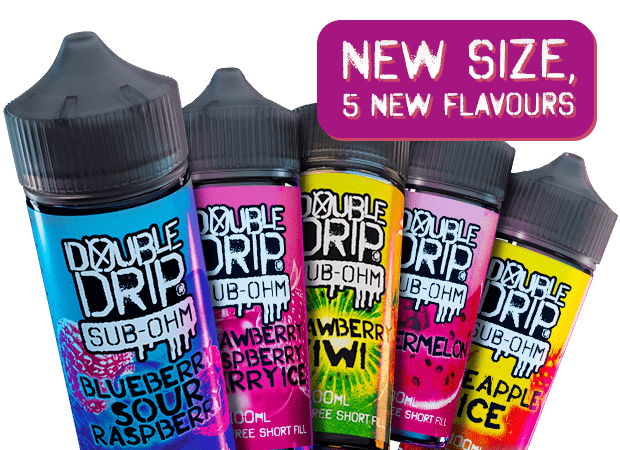 Double Drip 120ml E-Liquid Shortfill 70/30 VG/PG - Image 3