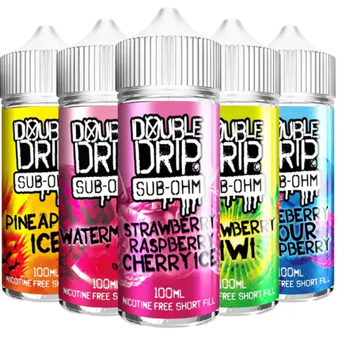 Double Drip 120ml E-Liquid Shortfill 70/30 VG/PG