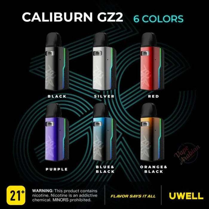 Uwell Caliburn GZ2 Vape Pod Kit - ZEGA - Image 11