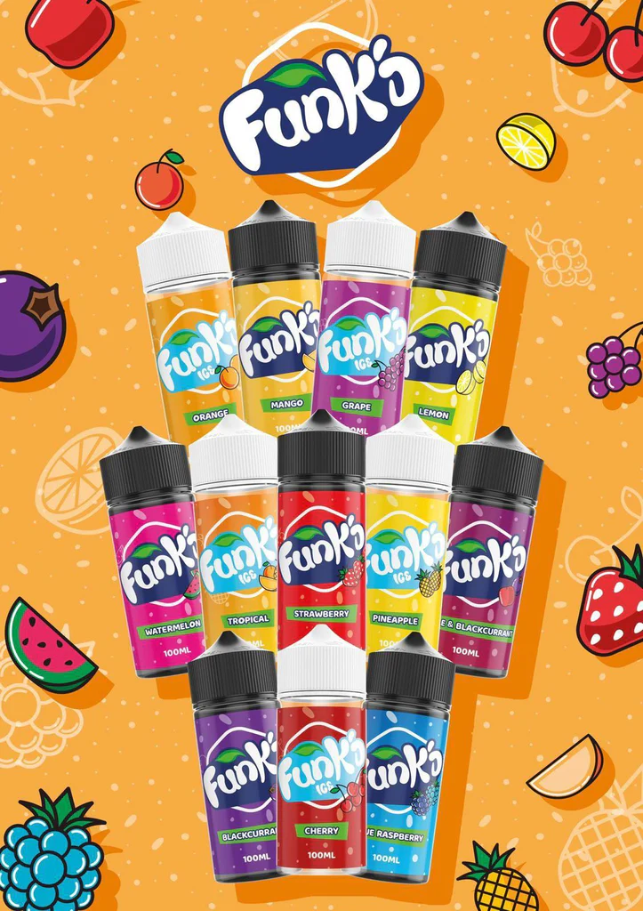 FUNK'D 120ml E-Liquid Shortfill 70/30 VG/PG
