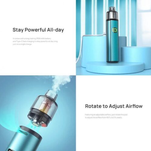 Alternative view of Aspire BP STIK Rechargeable Pod Kit 80W 2500mAh