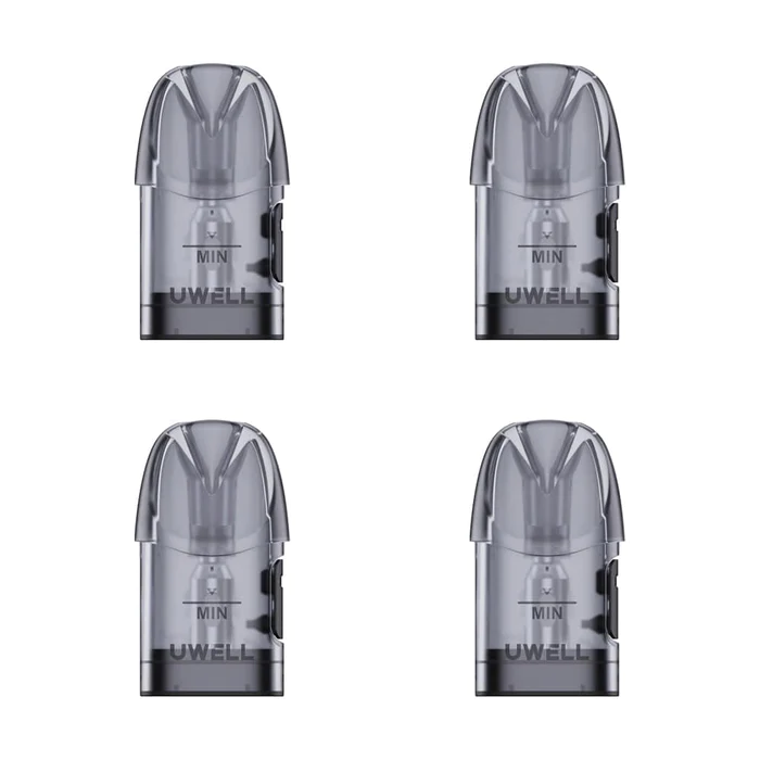 Uwell Caliburn A3S Replacement Pods - 4pcs/pack | Side Fill | 0.8 Ohm Mesh - Image 3