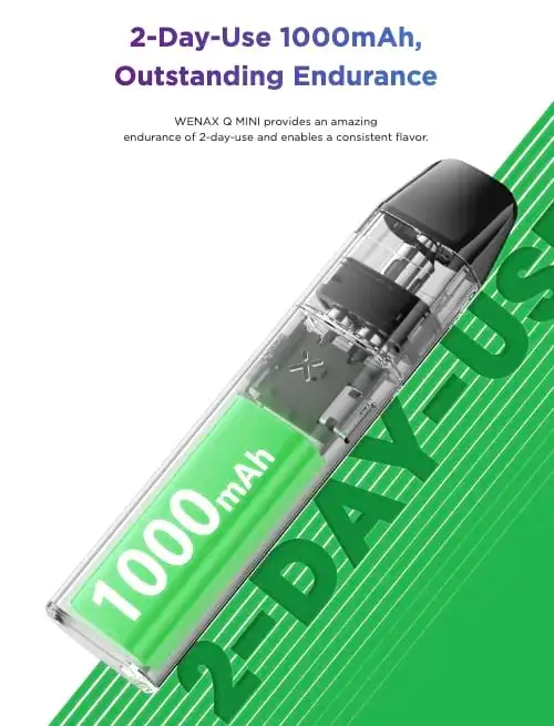 Geekvape Wenax Q Mini Pod Kit | 1000mAh | Q Pod - Image 4