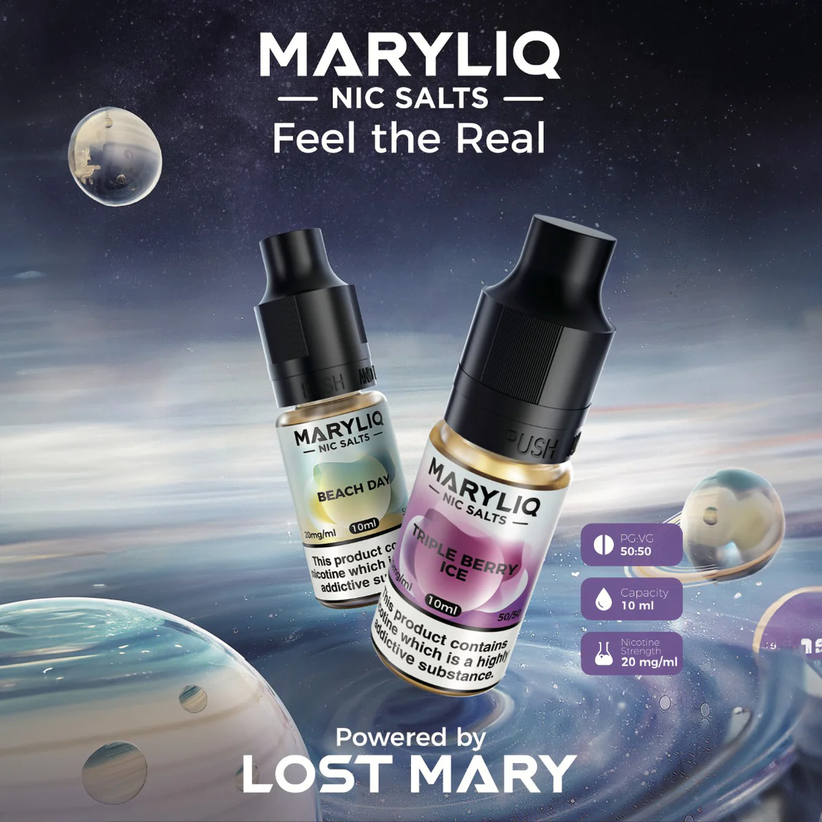 Lost Mary MARYLIQ Nic Salts 10ml - 20MG - Image 2