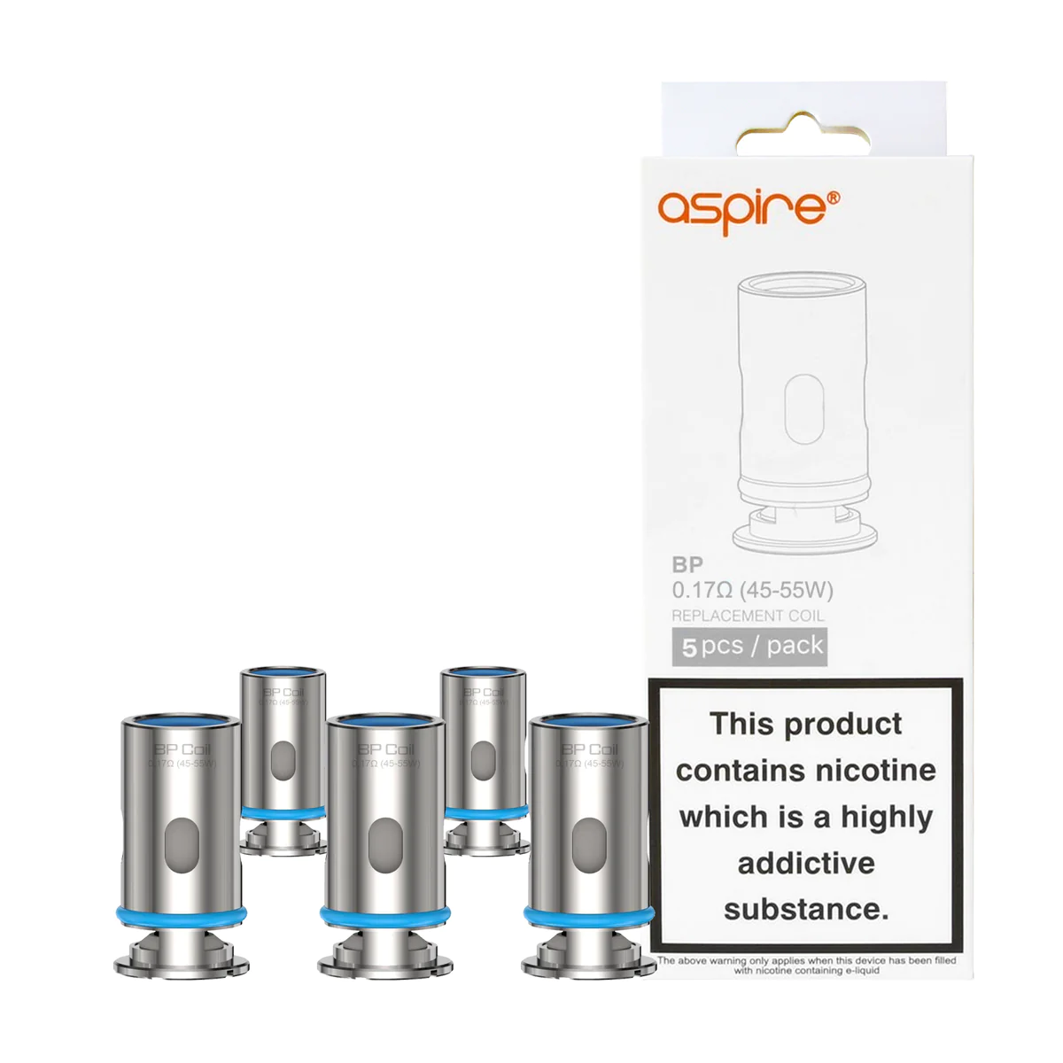 Aspire BP Replacement Coils - 5pcs/pack - Image 3