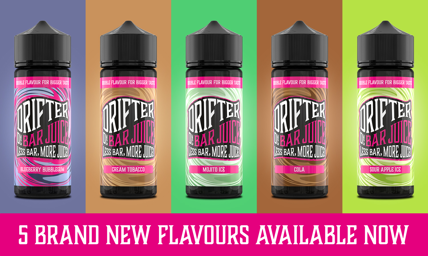 Drifter Bar Juice 120ml E-Liquid Shortfill 50/50 VG/PG - Image 4