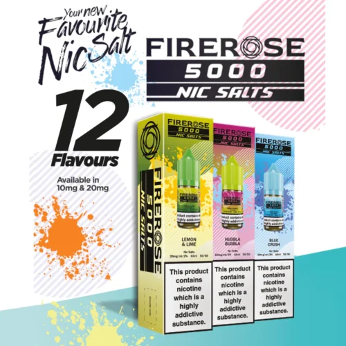 Elux Firerose 5000 Nic Salts 10ml - 20MG