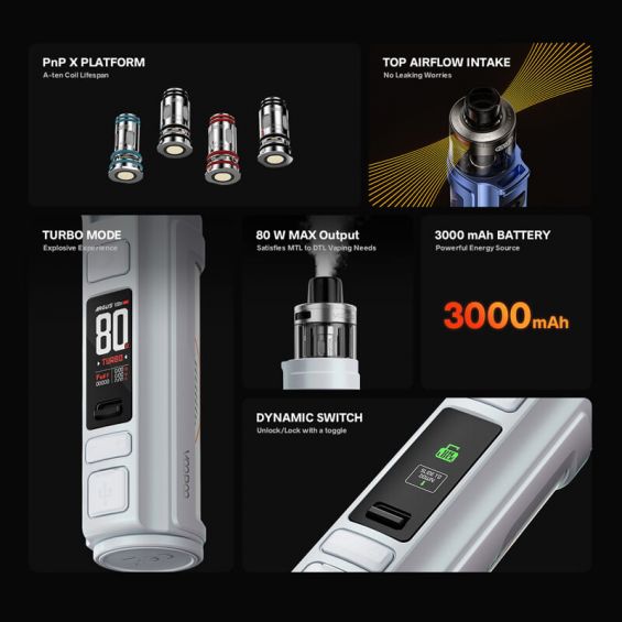 VOOPOO Argus Pro 2 80W Pod Vape Kit | PnP-X Platform - Image 5