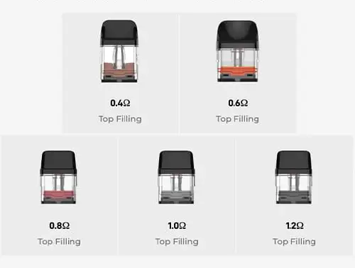 Alternative view of Vaporesso XROS PRO Replacement Pods 0.4 Ohm 4pcs/pack
