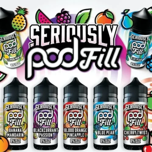 Seriously Pod Fill by Doozy 120ml 50/50 E-Liquid Shortfill