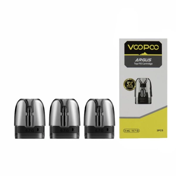 VooPoo Argus Top-Fill Replacement Pods | 0.4Ω 0.7Ω | XL 3ml - Image 3