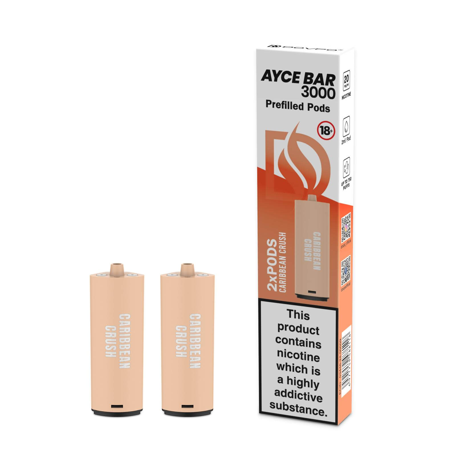 Dovpo Ayce Bar 3000 Prefilled Pods | 20mg 2pcs/pack - Image 5