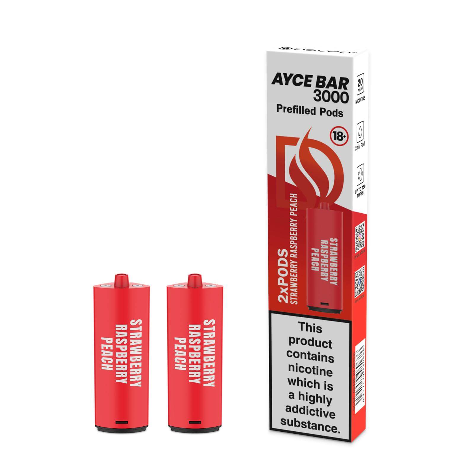 Dovpo Ayce Bar 3000 Prefilled Pods | 20mg 2pcs/pack - Image 3