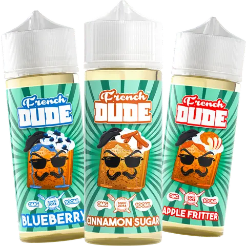 French Dude 100ml E-Liquid Shortfill 70/30 VG/PG