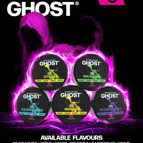 GHOST Nicotine Pouches 25MG (Strong) 20pcs/pack