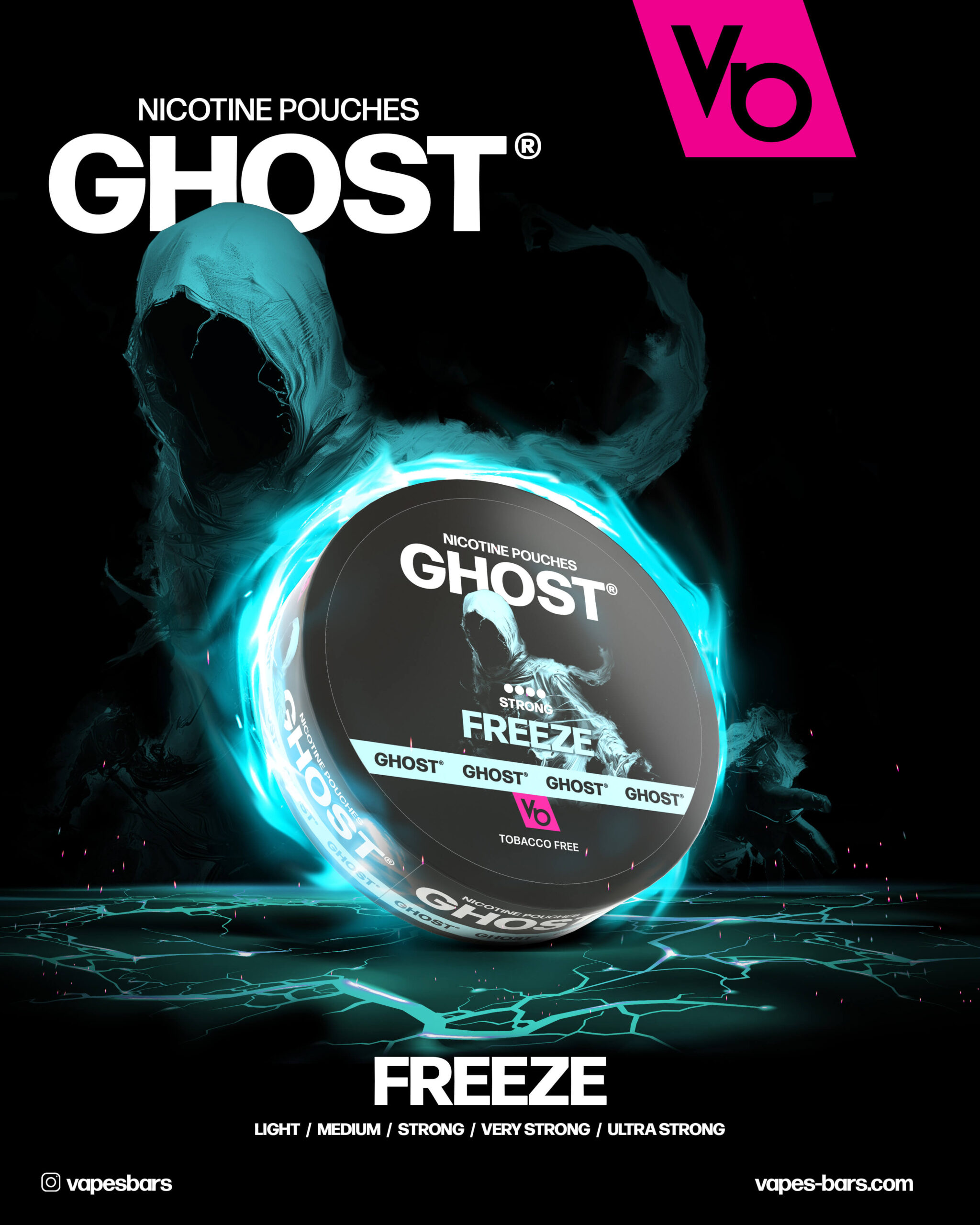 GHOST Nicotine Pouches 6MG (Light) 20pcs/pack - Image 5